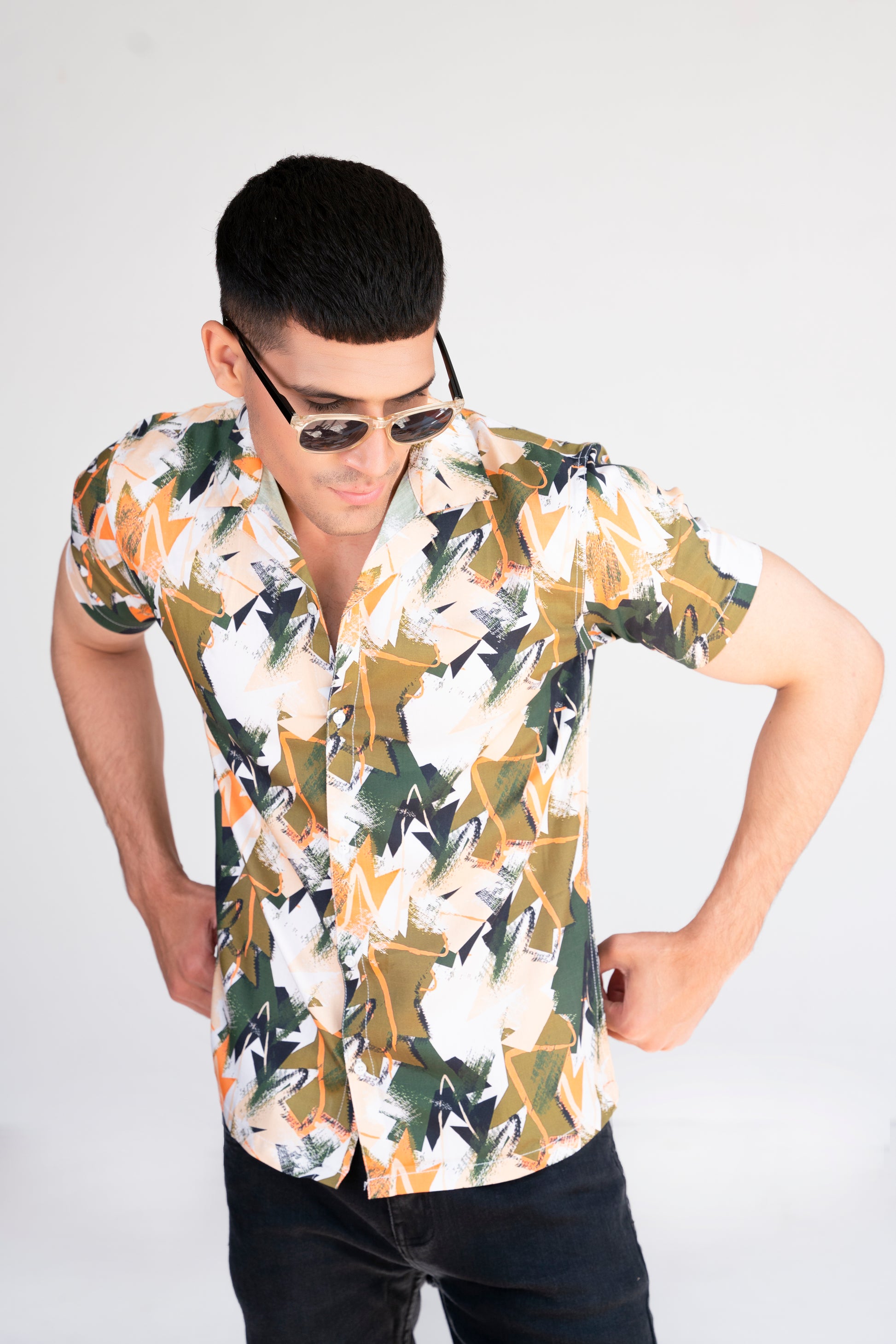 Resort collar Printed shirt – Wild Goat Clothing