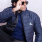 QUILTED JACKET - BLUE