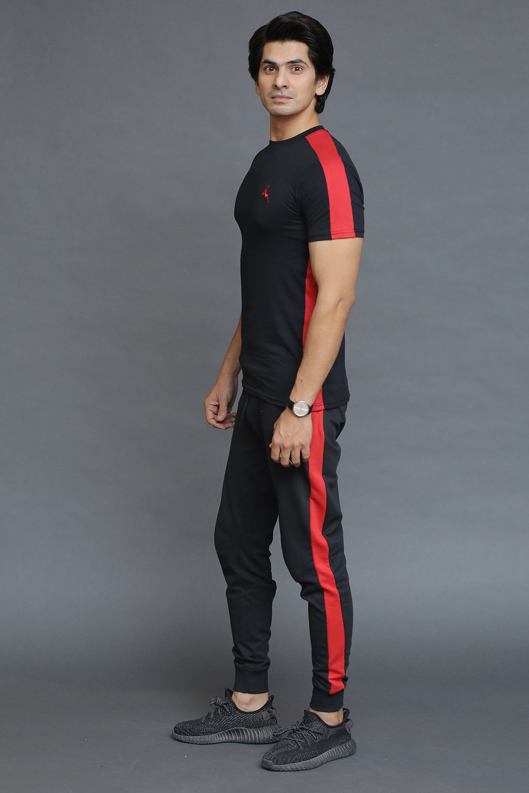 Black with Red T-Shirt