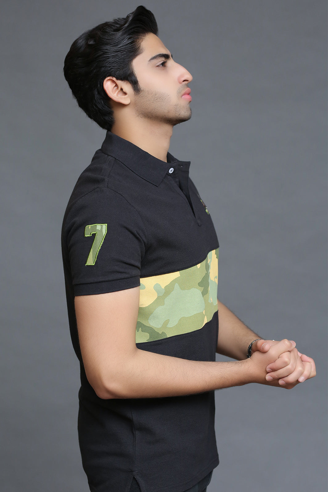 Camo Printed Polo