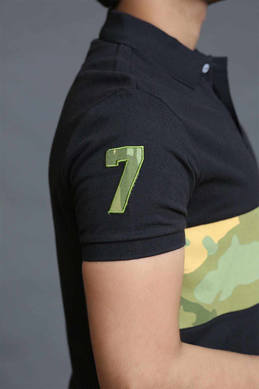 Camo Printed Polo