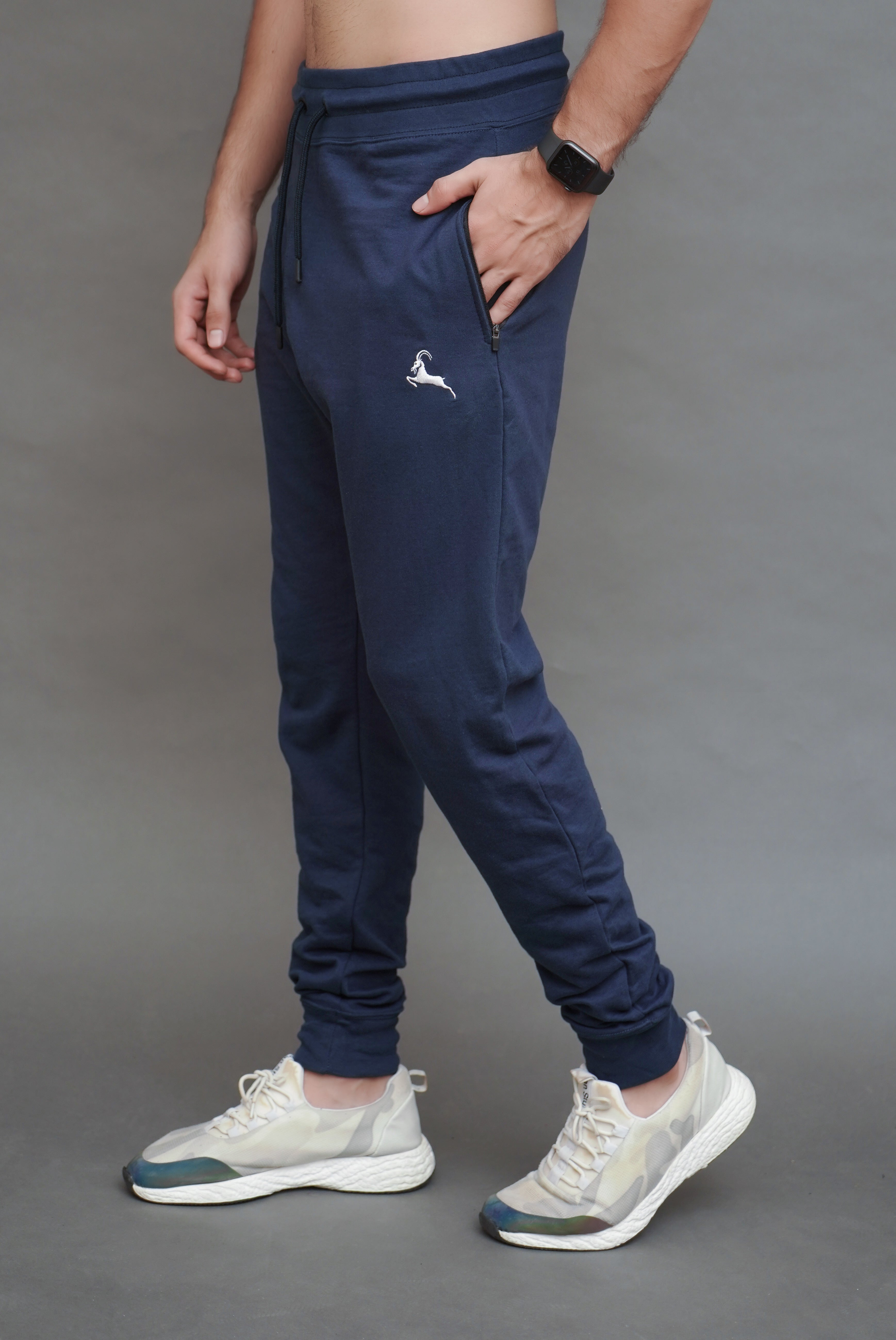 Navy Blue Jogger Pants