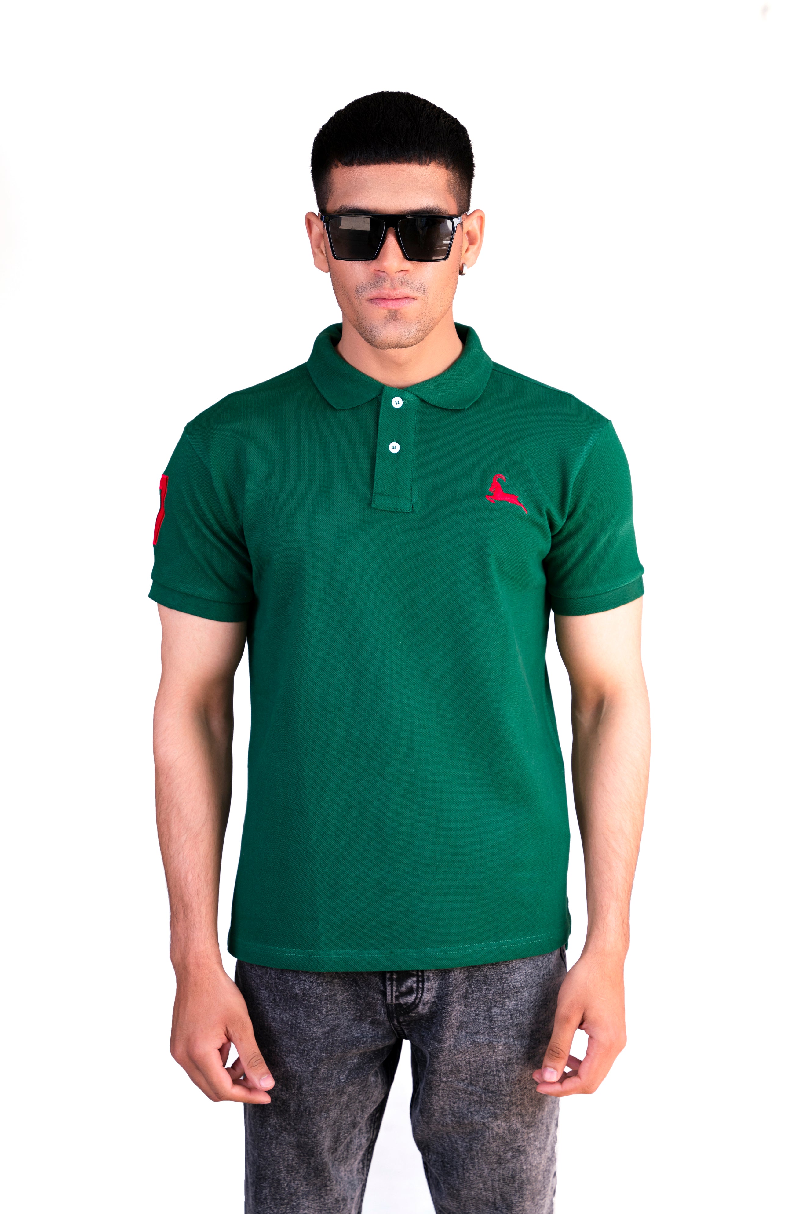 Bottle Green Polo Shirt