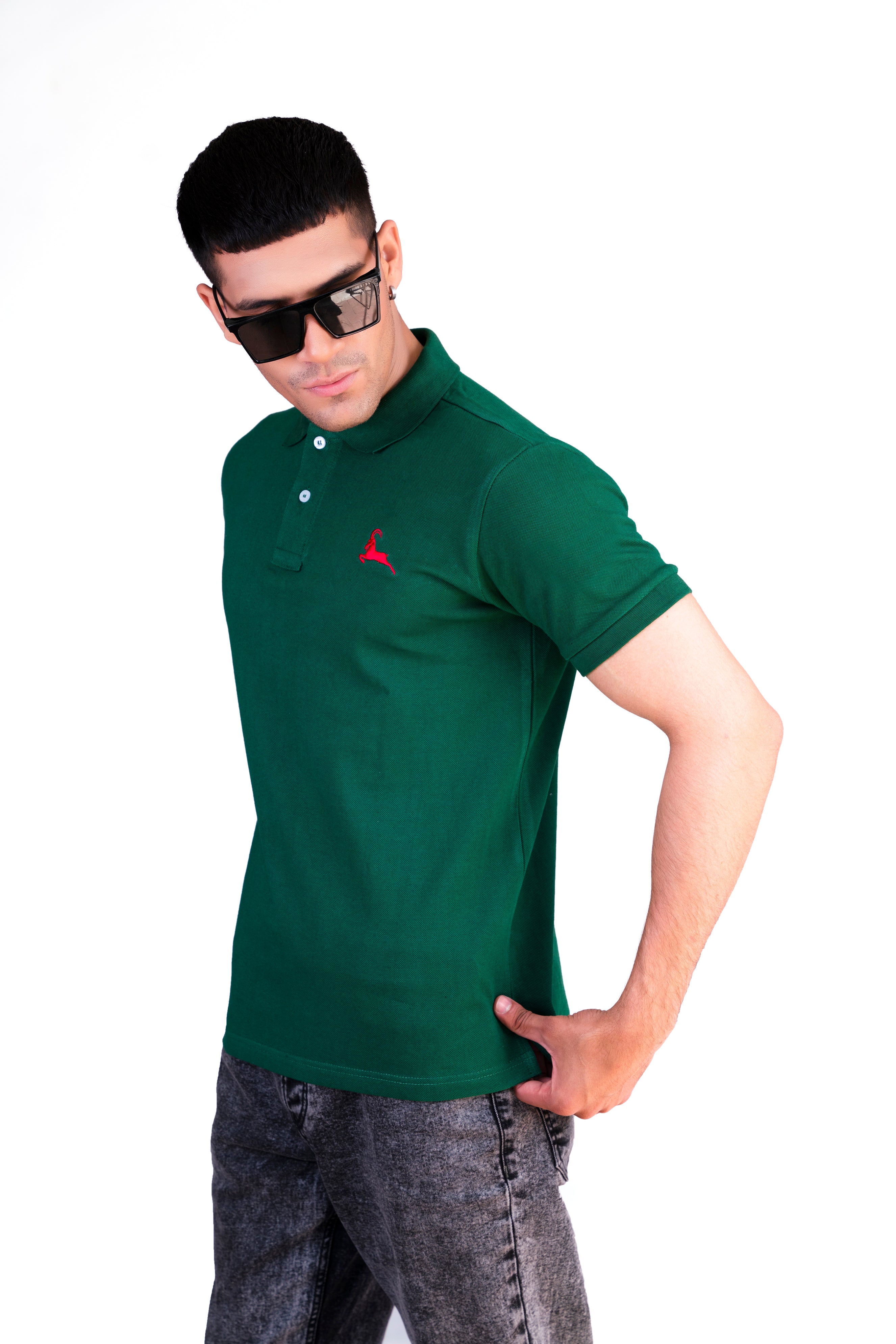 Bottle Green Polo Shirt