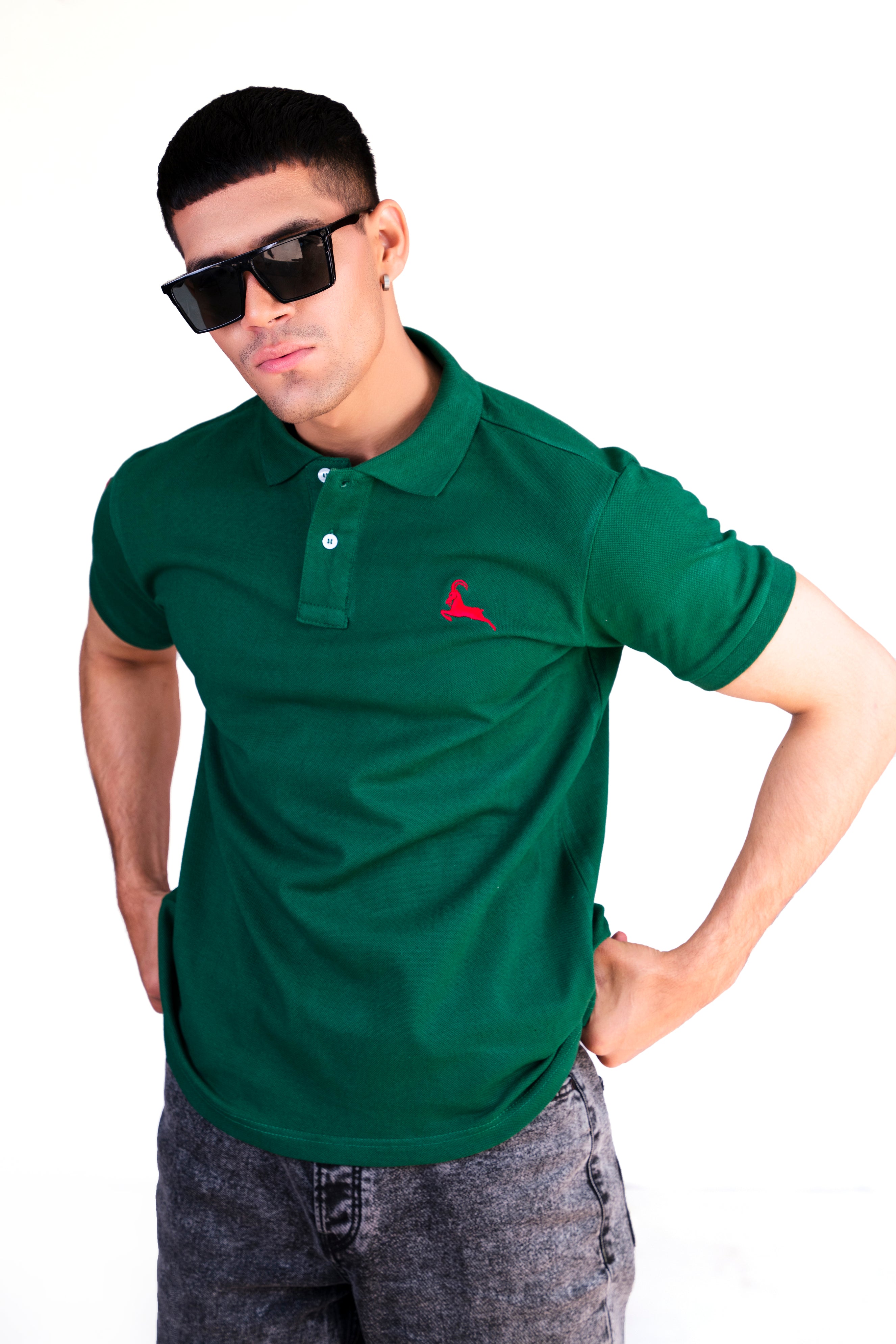 Bottle Green Polo Shirt