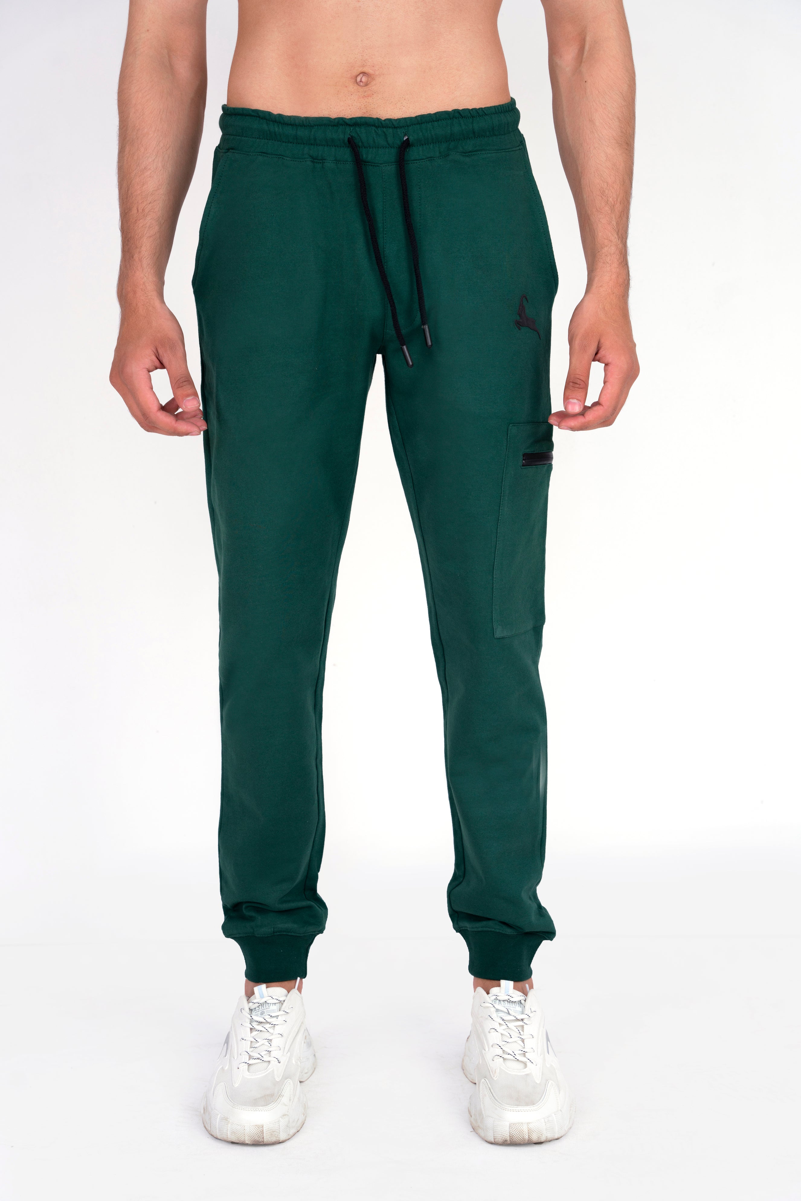 Bottle Green Jogger Pants