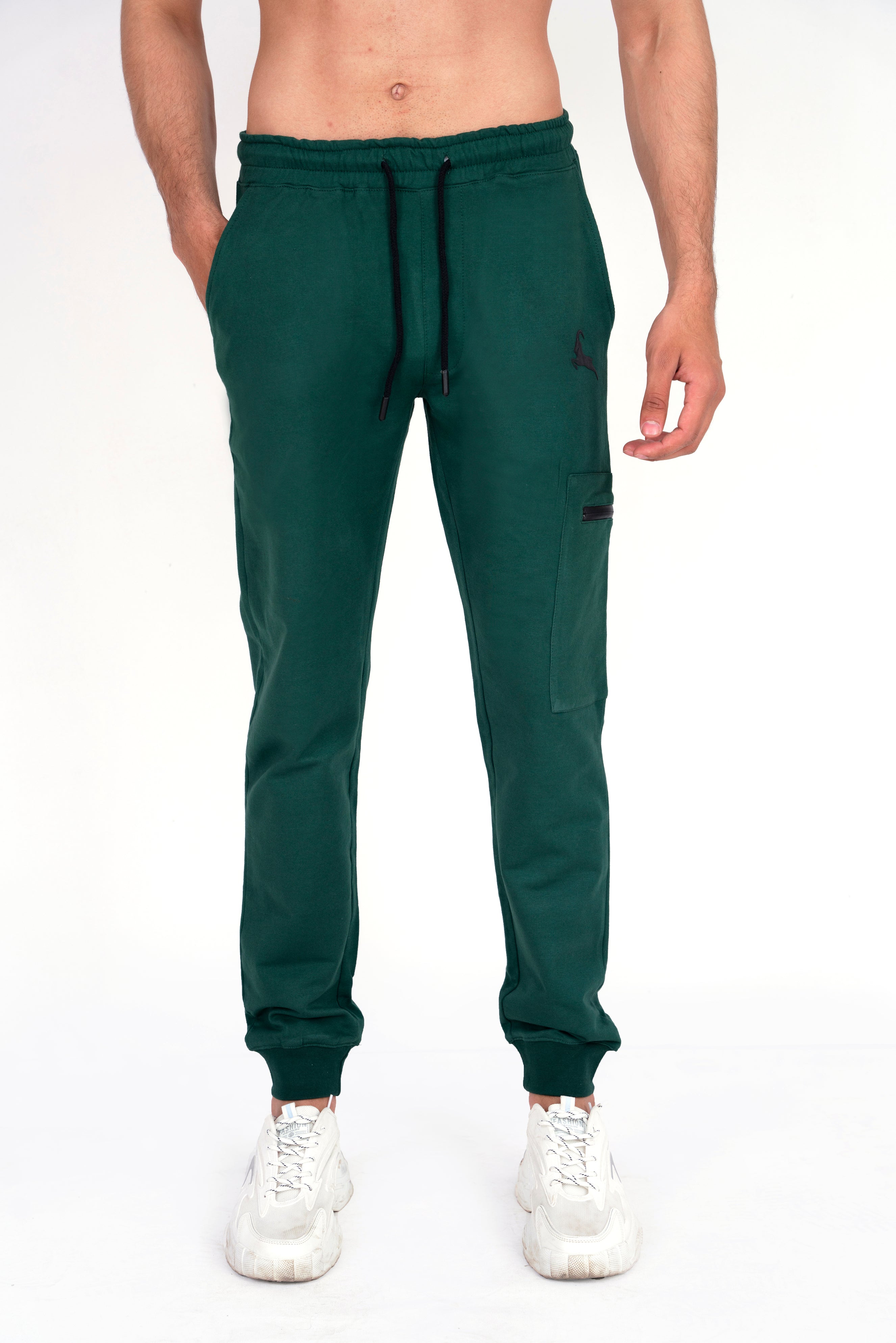 Bottle Green Jogger Pants