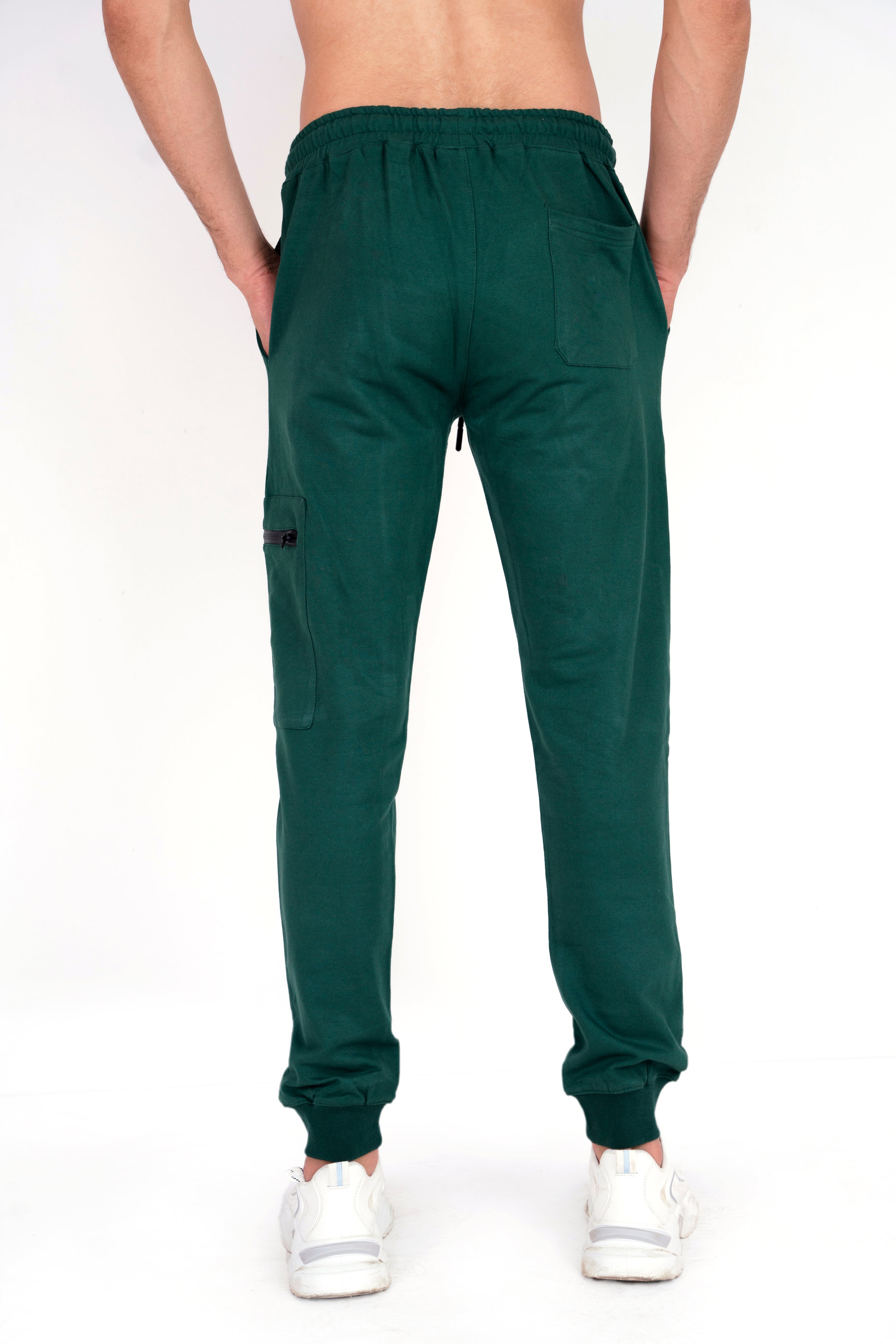 Bottle Green Jogger Pants