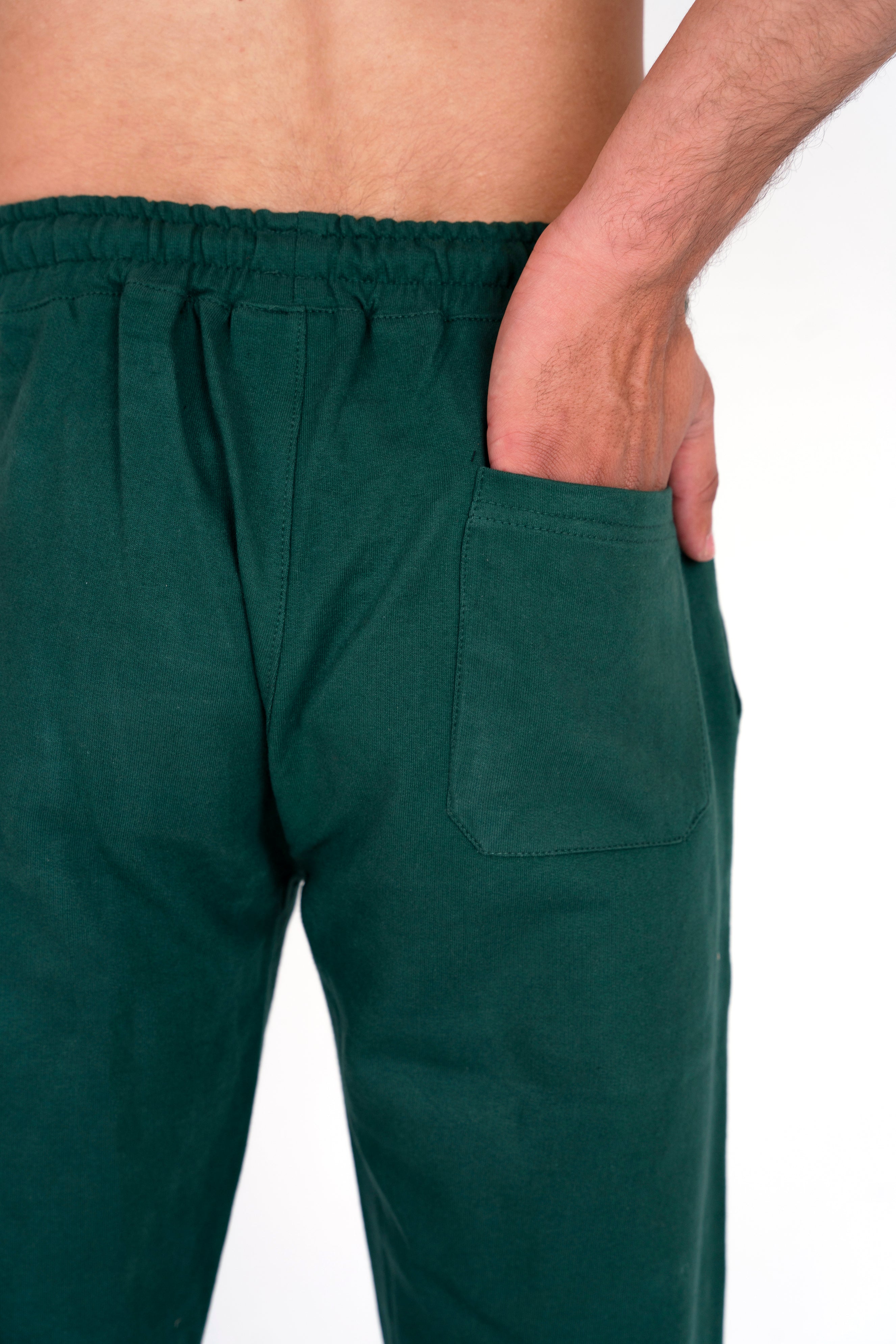 Bottle Green Jogger Pants