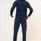 Navy Blue Hoodie Track Suit