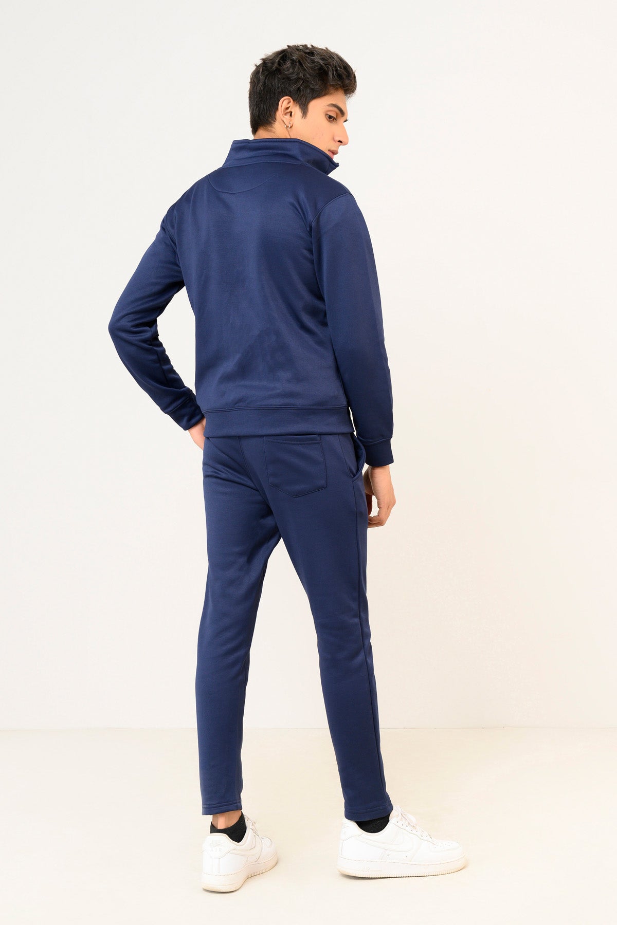 New best sale navy tracksuit