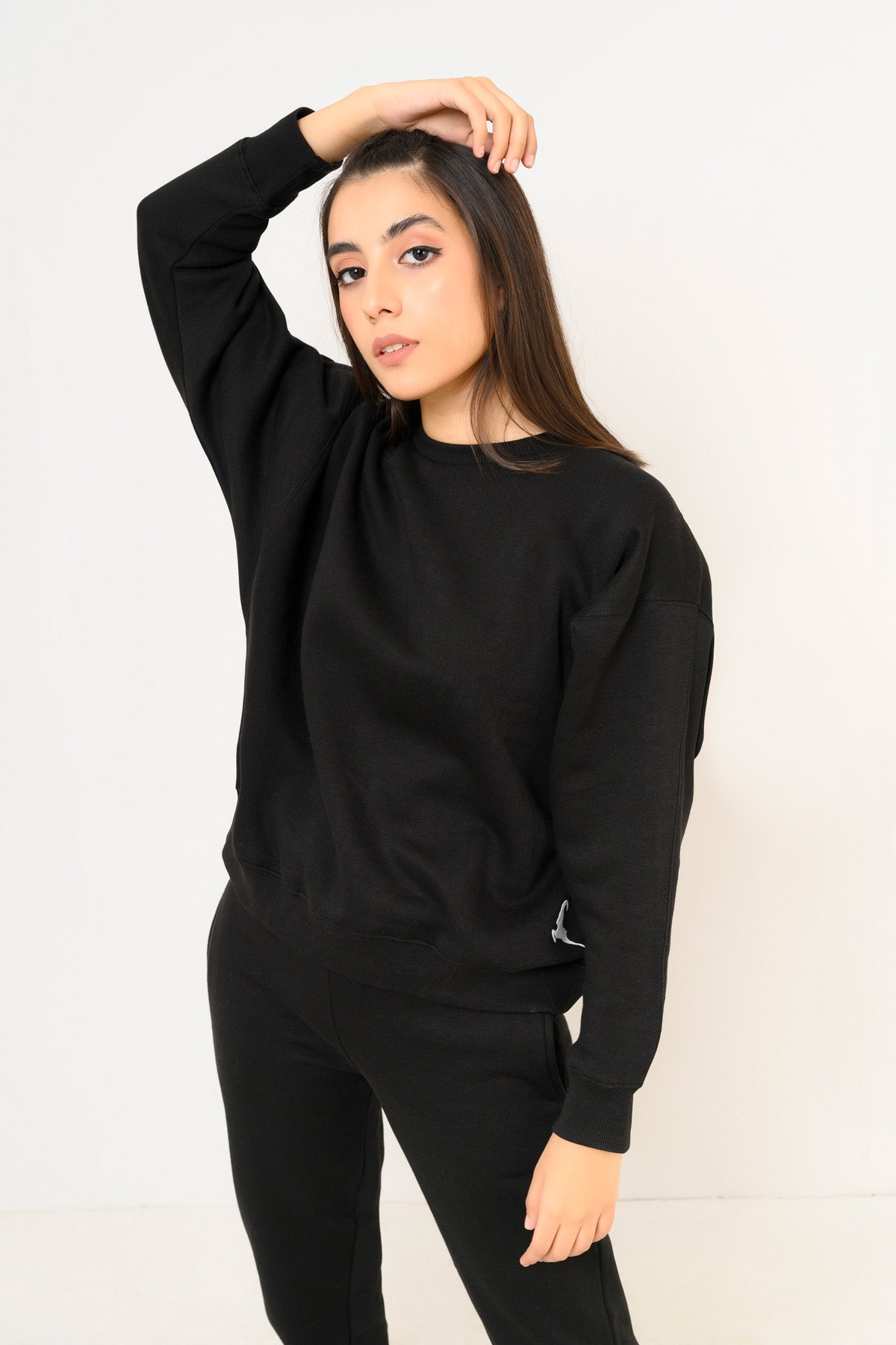 Black Sweatshirt Tracksuit