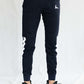 Navy Blue with White Jogger Pant